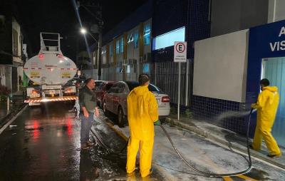 Guamá recebe ação de limpeza para prevenção da covid-19