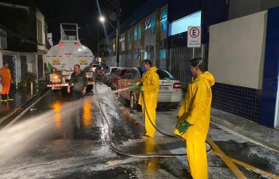 Guamá recebe ação de limpeza para prevenção da covid-19
