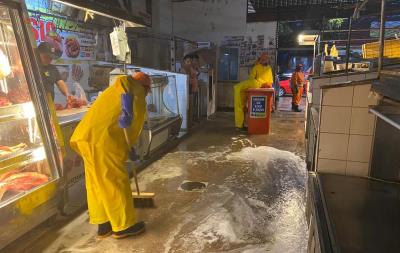 Guamá recebe ação de limpeza para prevenção da covid-19