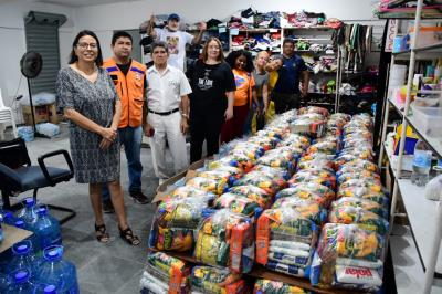 Prefeitura recebe doações para famílias vulneráveis durante pandemia de Covid-19