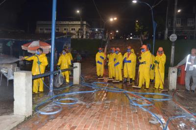 Mercado Municipal e Trapiche em Icoaraci recebem força-tarefa de limpeza