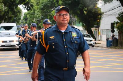 Banda da Guarda Municipal de Belém alegra o sábado de moradores de três bairros