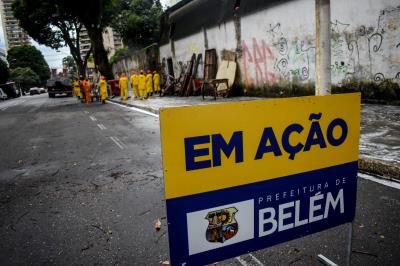 Força-tarefa de desinfecção chega ao PSM do Umarizal, feiras e cemitério
