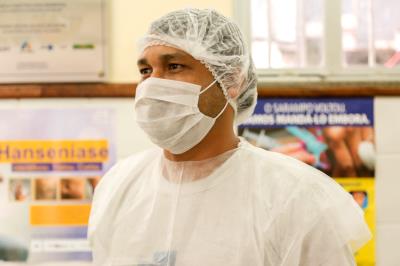 Profissionais de Unidades de Saúde da Família da Radional e da Terra Firme recebem EPIs