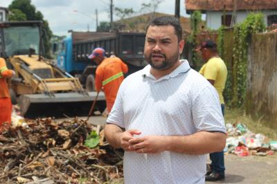 Prefeitura de Belém reforça frentes de trabalho em Outeiro