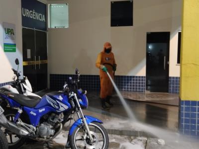 Prefeitura higieniza unidades de saúde municipais e estaduais