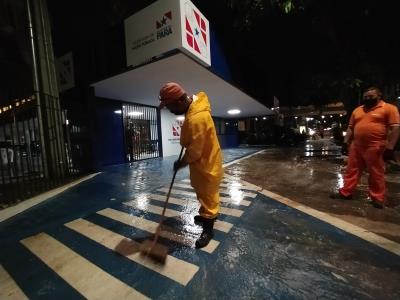 Prefeitura higieniza unidades de saúde municipais e estaduais