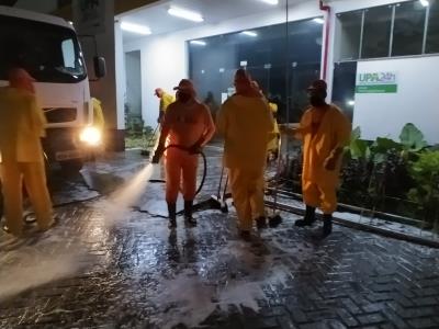 Prefeitura higieniza unidades de saúde municipais e estaduais