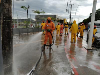 Prefeitura higieniza unidades de saúde municipais e estaduais