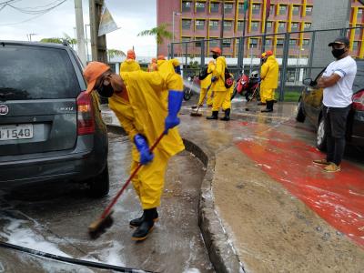 Prefeitura higieniza unidades de saúde municipais e estaduais