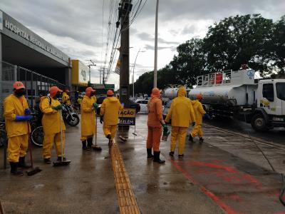 Prefeitura higieniza unidades de saúde municipais e estaduais