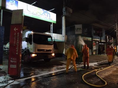 Prefeitura higieniza unidades de saúde municipais e estaduais