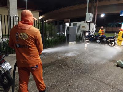 Prefeitura higieniza unidades de saúde municipais e estaduais