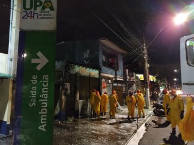 Prefeitura higieniza unidades de saúde municipais e estaduais