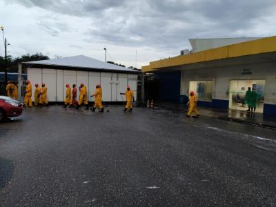 Prefeitura higieniza unidades de saúde municipais e estaduais
