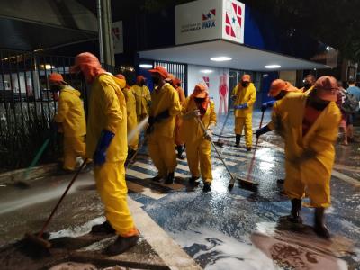 Prefeitura higieniza unidades de saúde municipais e estaduais