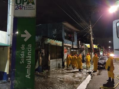 Prefeitura higieniza unidades de saúde municipais e estaduais
