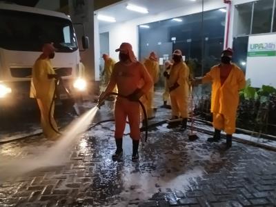 Prefeitura higieniza unidades de saúde municipais e estaduais