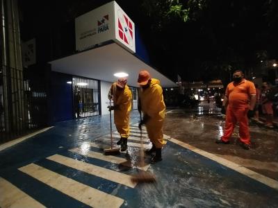Prefeitura higieniza unidades de saúde municipais e estaduais