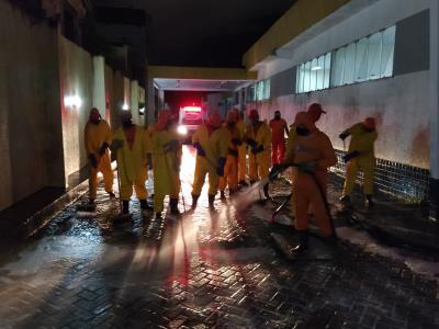Prefeitura higieniza unidades de saúde municipais e estaduais