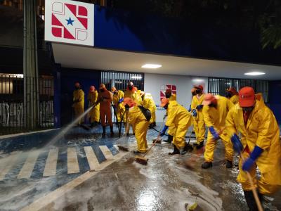 Prefeitura higieniza unidades de saúde municipais e estaduais