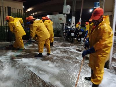 Prefeitura higieniza unidades de saúde municipais e estaduais