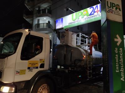 Prefeitura higieniza unidades de saúde municipais e estaduais