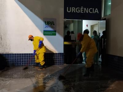 Prefeitura higieniza unidades de saúde municipais e estaduais