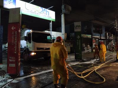 Prefeitura higieniza unidades de saúde municipais e estaduais