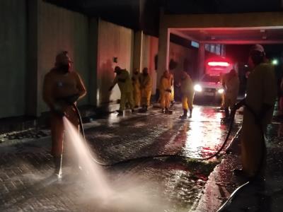Prefeitura higieniza unidades de saúde municipais e estaduais