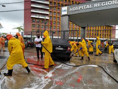 Prefeitura higieniza unidades de saúde municipais e estaduais