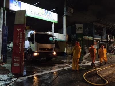 Prefeitura higieniza unidades de saúde municipais e estaduais