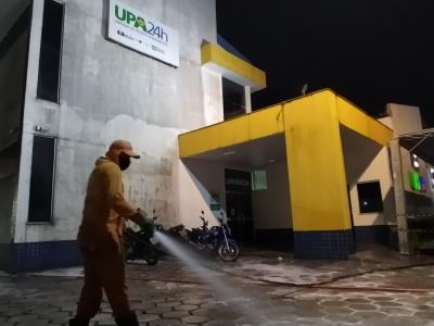 Prefeitura higieniza unidades de saúde municipais e estaduais