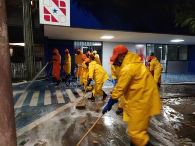 Prefeitura higieniza unidades de saúde municipais e estaduais