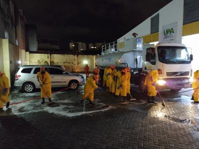 Prefeitura higieniza unidades de saúde municipais e estaduais
