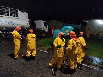 Prefeitura higieniza unidades de saúde municipais e estaduais