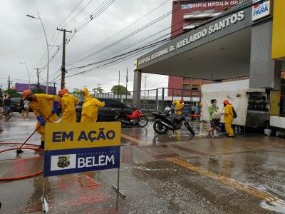 Prefeitura higieniza unidades de saúde municipais e estaduais