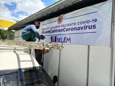 Prefeitura de Belém cria anexos às UPAs para realização de triagem