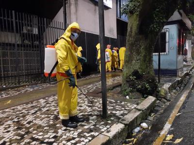 Prefeitura de Belém realiza desinfecção de espaços públicos
