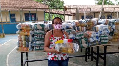 Prefeitura distribui kits merenda para escolas da rede municipal em Mosqueiro