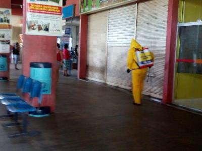 Prefeitura leva mutirão de desinfecção ao distrito de Mosqueiro