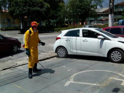 Prefeitura leva mutirão de desinfecção ao distrito de Mosqueiro
