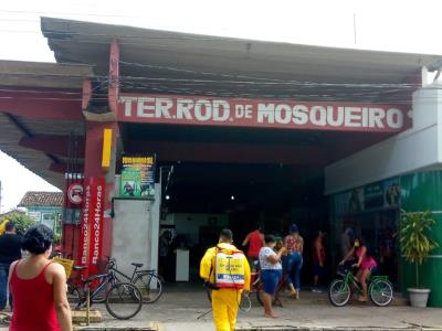 Prefeitura leva mutirão de desinfecção ao distrito de Mosqueiro