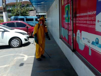 Prefeitura leva mutirão de desinfecção ao distrito de Mosqueiro
