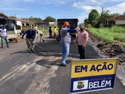 Distrito de Mosqueiro recebe obras, serviços e recuperação de vias