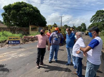 Distrito de Mosqueiro recebe obras, serviços e recuperação de vias