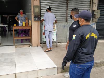 Feiras da Pratinha e Icoaraci são fiscalizadas por agentes de segurança