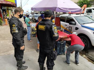 Feiras da Pratinha e Icoaraci são fiscalizadas por agentes de segurança