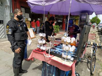 Feiras da Pratinha e Icoaraci são fiscalizadas por agentes de segurança