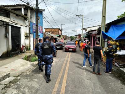 Feiras da Pratinha e Icoaraci são fiscalizadas por agentes de segurança